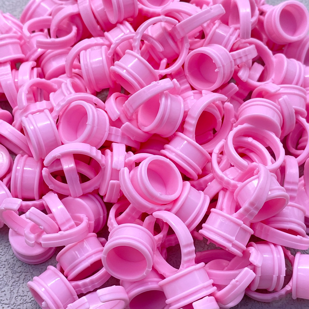 100Pcs Disposable Glue Ring Cu - Eyelash Extension For Beginners review and price