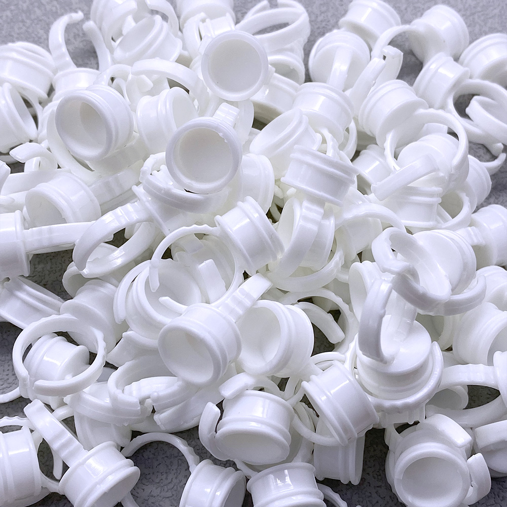 100Pcs Disposable Glue Ring Cu - Eyelash Extension For Beginners review and price