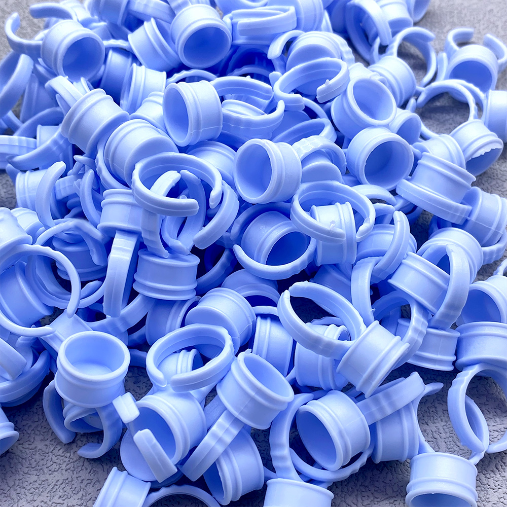 100Pcs Disposable Glue Ring Cu - Eyelash Extension For Beginners review and price
