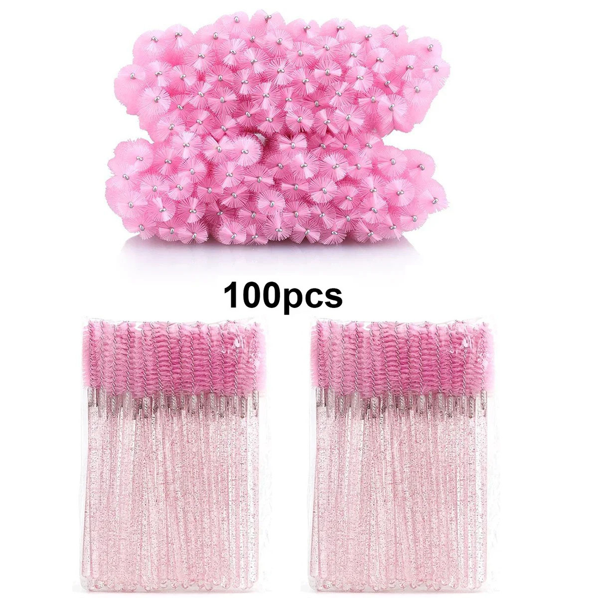 100pcs Disposable Eyelash Brus - Eyelash Extension For Beginners review and price