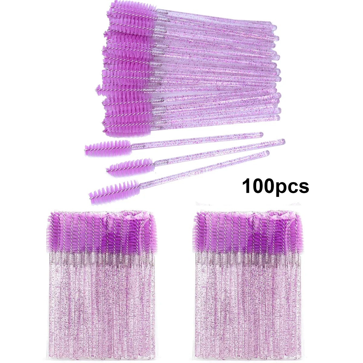 100pcs Disposable Eyelash Brus - Eyelash Extension For Beginners review and price