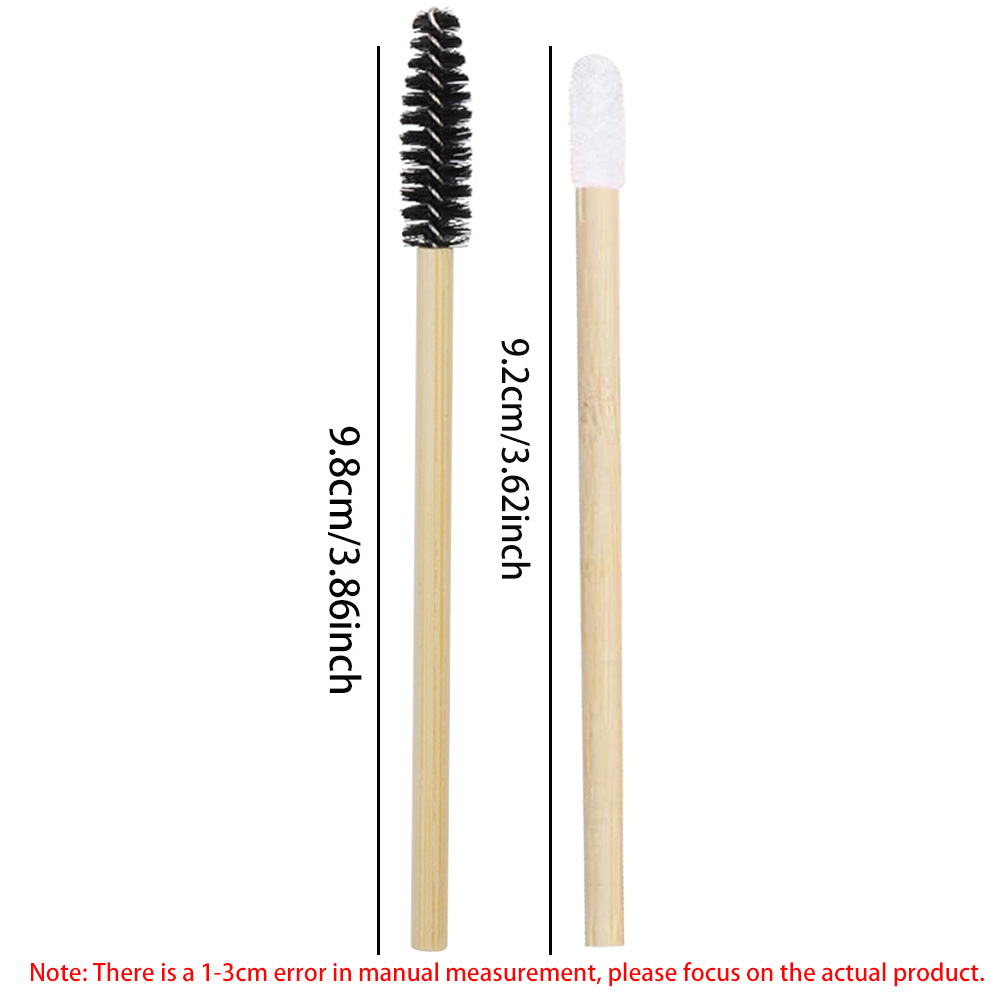 50/100pcs Lip Brushes Kits Bam - Eyelash Extension For Beginners review and price