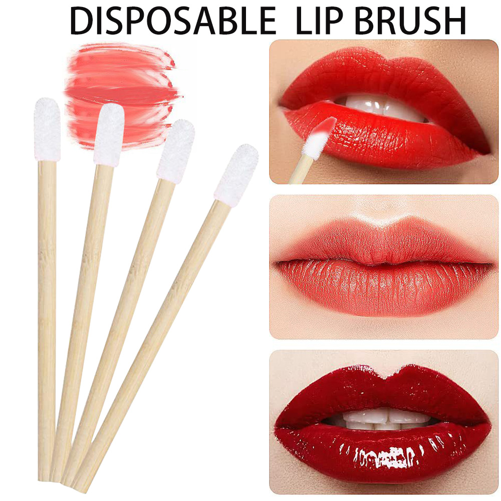 50/100pcs Lip Brushes Kits Bam - Eyelash Extension For Beginners review and price