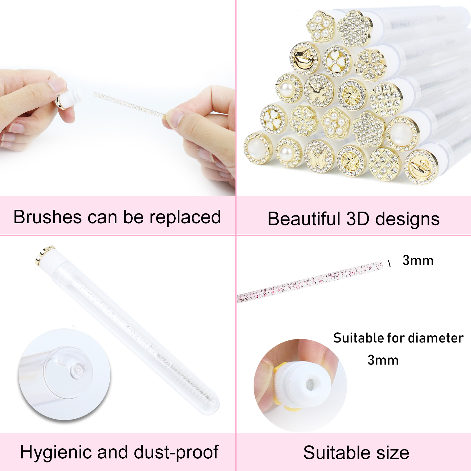 Mascara Wands Tube 30pcs Reusa - Eyelash Extension For Beginners review and price